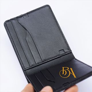 VÍ DA BÒ NHẬP KHẨU MÀU XANH NAVY. VÍ NAM DA THẬT DÁNG NGANG M020