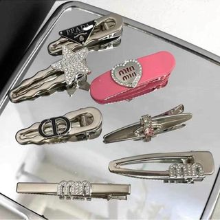 Set kẹp tíc mạ bạc siêu xinh