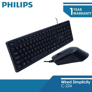 Combo bàn phím và chuột USB Philips C234 giá sỉ