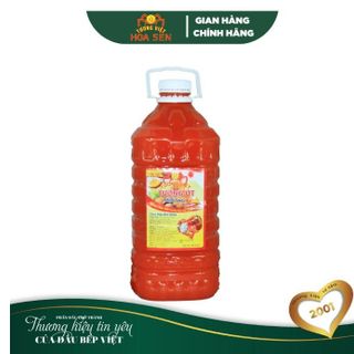 Tương Ớt Bình Pet 4.2kg - Tương Việt Hoa Sen, đậm đà bắt vị, nguyên liệu tự nhiên thùng 4 bình,