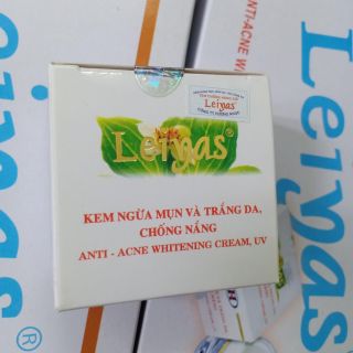 Kem Leiyas ngừa mụn, trắng da, chống nắng 10g