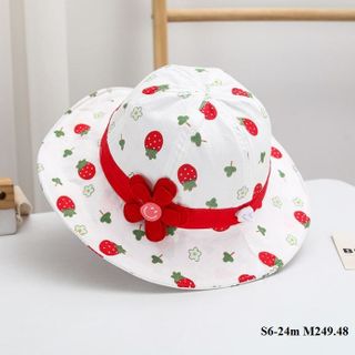 Mũ bucket hình hoa bánh bèo, mũ bé gái S6-24m M249.48