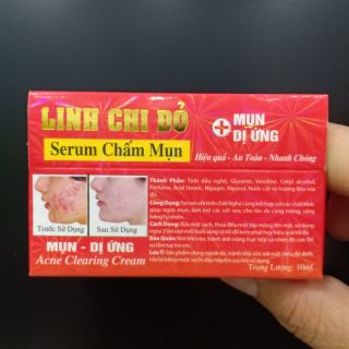 Serum chấm mụn Linh Chi đỏ 10ml - Helena Cosmetics