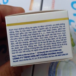 Kem Leiyas ngừa mụn, trắng da, chống nắng 5g - Helena Cosmetics