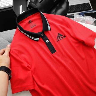 Áo có cổ nam das vải lỗ kim xuất dư, co giãn 4c, mịn mát, trơn láng