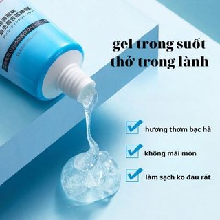 Gel Vệ Sinh Lưỡi Vị Đào & Bạc Hà Thơm Mát Tiêu Diệt Vi Khuẩn Sạch Khoang Miệng Bàn Chải Lưỡi Silicone