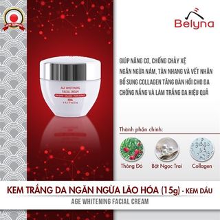 Kem trắng da ngăn ngừa lão hóa Belyna 15g