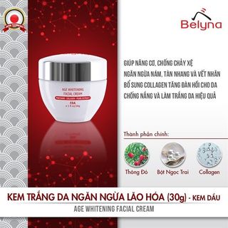 Kem trắng da ngăn ngừa lão hóa Belyna 30g