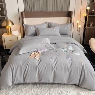 Bộ chăn ga gối cotton satin