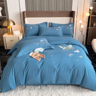 Bộ chăn ga gối cotton satin