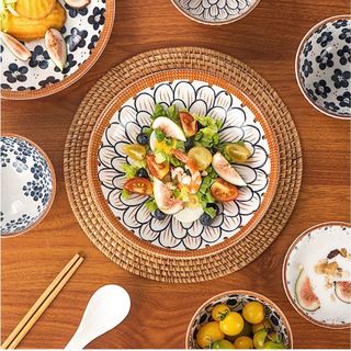 Hộp Quà Tặng Bộ Chén Dĩa Muỗng Đũa Gốm Sứ Hoạ Tiết Cùng Vẻ Đẹp Sang Trọng. ( In Logo theo Yêu Cầu 2trong1 )