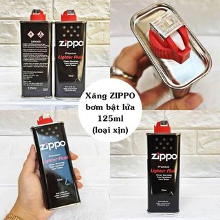 Xăng Zippo 125ML nguyên thùng team seal loại 1 - Chuyên sỉ Zippo, bật lửa, hột quẹt bán buôn sỉ lẻ sll