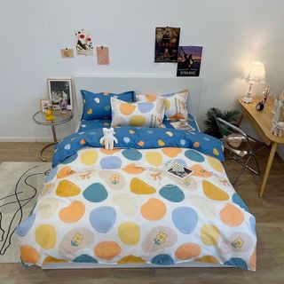 Bộ chăn ga gối cotton korea dành cho homestay