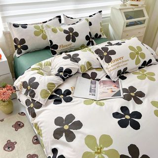 Bộ chăn ga gối cotton korea dành cho homestay