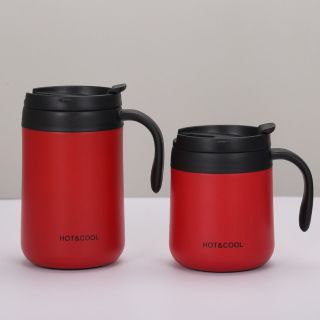 Ly Giữ Nhiệt Tay Cầm Cao Cấp Inox 304 from bầu , 350ml - 500ml ( In LoGo Theo Yêu Cầu )