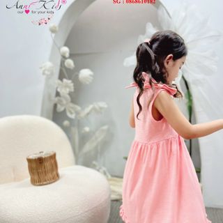 💖HÀNG SỈ HN💖 Váy bé gái elsa 2 nơ, gấu bèo, thun cotton, size 3-10, top1order_00004_17362407_sg3 giá sỉ