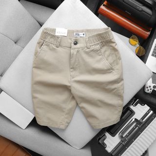 [ÔM LÔ] Quần short nam kaki lưng thun mẫu trơn không dây tiện lợi, lưng thun co giãn ôm trọn vòng bụng phong cách trẻ trung năng động QCLASSIC