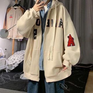ÁO KHOÁC NỈ, ÁO HOODIE FORM RỘNG MŨ 2 LỚP CHẤT NỈ COTTON SỐ 97 - XƯỞNG MAY THU BIO