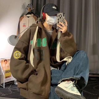 ÁO KHOÁC NỈ, ÁO HOODIE FORM RỘNG MŨ 2 LỚP CHẤT NỈ COTTON SỐ 97 - XƯỞNG MAY THU BIO