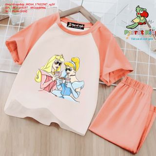 💖Hàng sỉ SG💖 Bộ bé gái lửng rap màu, thun cotton, size 2-14, top1dropship_00264_17032507_sg3 giá sỉ