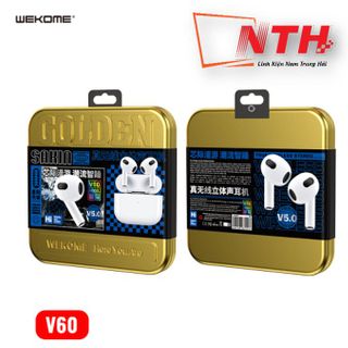 TAI NGHE BLUETOOTH 5.0 WEKOME V60