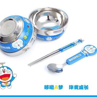 Bộ bát , muỗng đũa hoạt hình cho bé