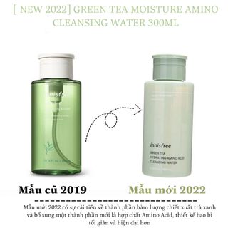 Nước tẩy trang Innisfrees trà xanh mới 300ml