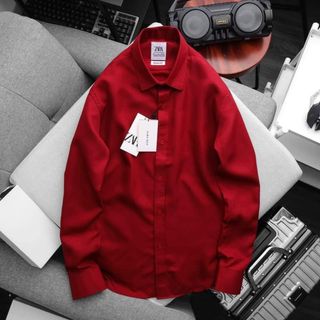 Áo sơ mi nam cotton lụa co giãn nhẹ vải dày dặn, form dáng trẻ trung, năng động XƯỞNG MAY QCLASSIC