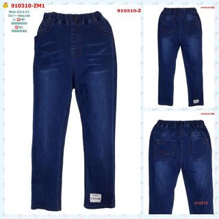 ☘️SỈ VKIDS☘️ Quần jean, bé trai, dài, co giãn, nhăn đùi, màu xanh nhạt, size đại 25t-29t, ri5 - 910310-ZM1_11122507_sg2 giá sỉ