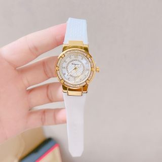 Đồng hồ da nữ viền đá ferrragomor mẫu mới