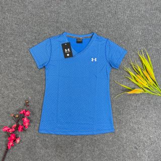 Áo nữ under cổ tim logo thêu mới nhất 2023 Thể Thao Siêu Đẹp