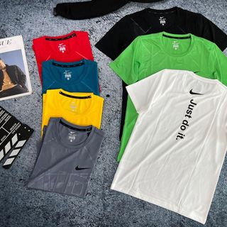 Áo nam Nik3 JUST DO IT. Vải lỗ kim(mè) siêu thoáng mát