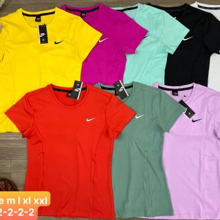 Áo nữ nik3 logo thêu mới nhất 2023 Thể Thao Siêu Đẹpp