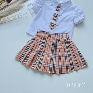 💖Hàng sỉ HN💖 Bộ bé gái đồng phục cà vạt, thun cototn, size 5-12, top1order_00004_15082607_sg3 giá sỉ