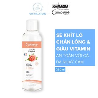 Nước hoa hồng hữu cơ Callibelle dưỡng da, tái tạo da và se khít lỗ chân lông 250ml