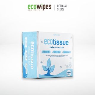 Giấy ăn cao cấp Eco Tissue 100 tờ