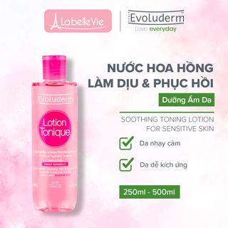 Nước hoa hồng Evoluderm dành cho da khô và nhạy cảm 250ml giá sỉ