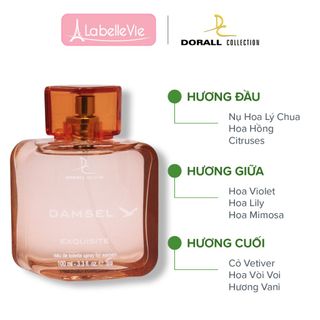 Nước hoa Dubai chính hãng dành cho nữ Dorall Collection DAMSEL EXQUISITE hương thơm cổ điển 100ml