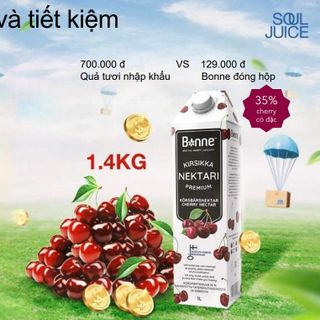 NƯỚC ÉP CAO CẤP CHERRY BONNE - PHẦN LAN