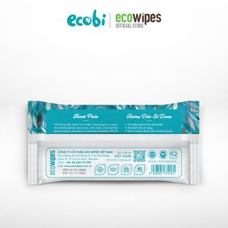 Khăn ướt em bé không mùi Ecobi 20 tờ