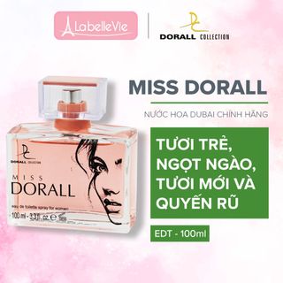Nước hoa Dubai nữ chính hãng Dorall Collection MISS DORALL hương thơm ngọt ngào quyến rũ 100ml giá sỉ
