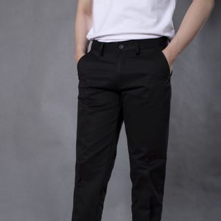 Quần dài kaki cotton nam trung niên form đứng vải dày dặn, mềm mịn, thoáng khí và mát mẻ QCLASSIC