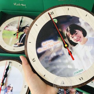 Quà Tặng Đồng Hồ Gỗ In Hình
