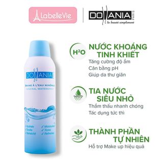 Xịt khoáng dưỡng ẩm, cấp nước, làm dịu da Dollania 150ml (9131) giá sỉ