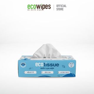 Khăn giấy lụa hộp rút 180 tờ Eco Tissue