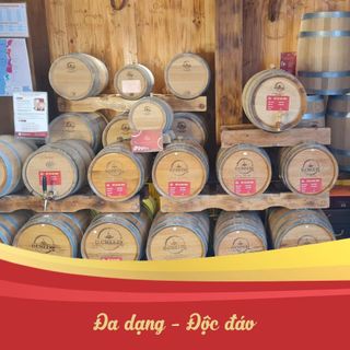 Thùng Gỗ Sồi Nhập Khẩu D.CHEERY 20L