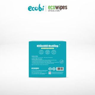 Khăn khô đa năng Ecobi hộp 180 tờ