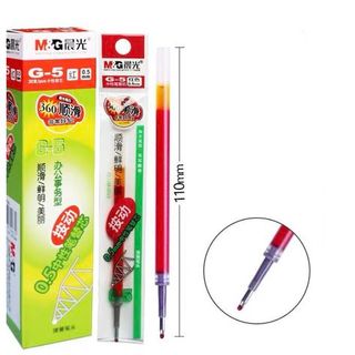Ruột bút nước béo M&G G5 (20/240) - Xanh/Đen/Đỏ