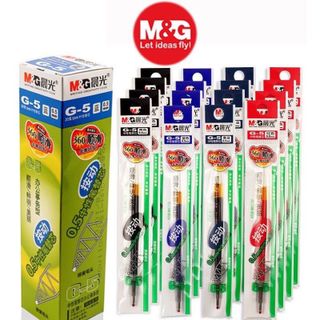 Ruột bút nước béo M&G G5 (20/240) - Xanh/Đen/Đỏ