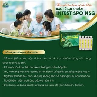 Thực phẩm bảo vệ sức khoẻ - Bào tử lợi khuẩn Intest Spo NSG  4,9